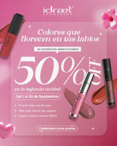 PROMO MAKEUP SEPTIEMBRE LABIALES